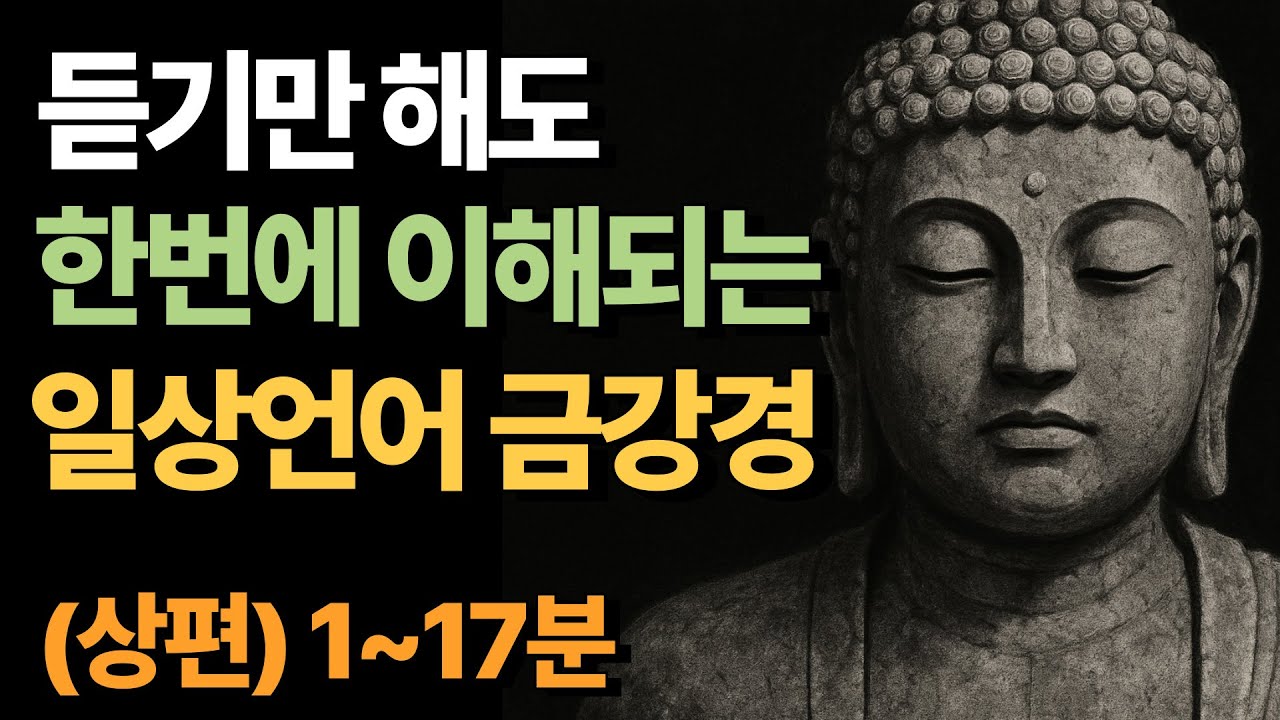 [화현×경전] 잠자면서 듣는 일상언어 금강경 (상편 1~17분)