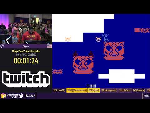 Mega Man 2 Atari Demake [Any%] by BigJon - #ESASummer19