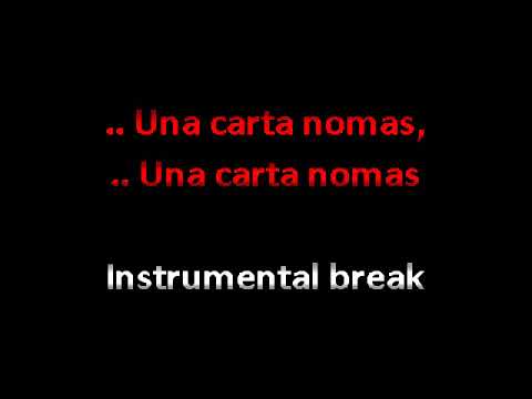 CARTA DEL RECUERDO  EMIR PABON FT BUYUCHEK  DEMO FURIA KARAOKE