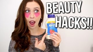 DIY Weird Beauty Hacks You NEED to Try! | Courtney Lundquist