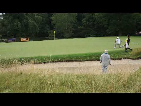 John Daly hits Incredible bunker shot at the JCB Championship Golf!