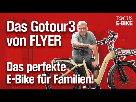 Ein E-Bike für alle Fälle! Das FLYER Gotour3 ist ideal für Familien. | Im FOCUS E-BIKE Check