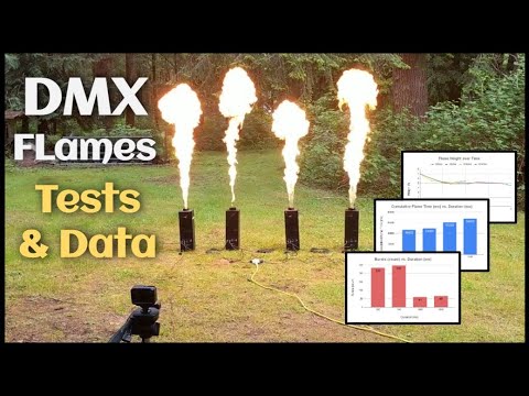 DMX Flame Machine - Fuel Duration & Height Tests