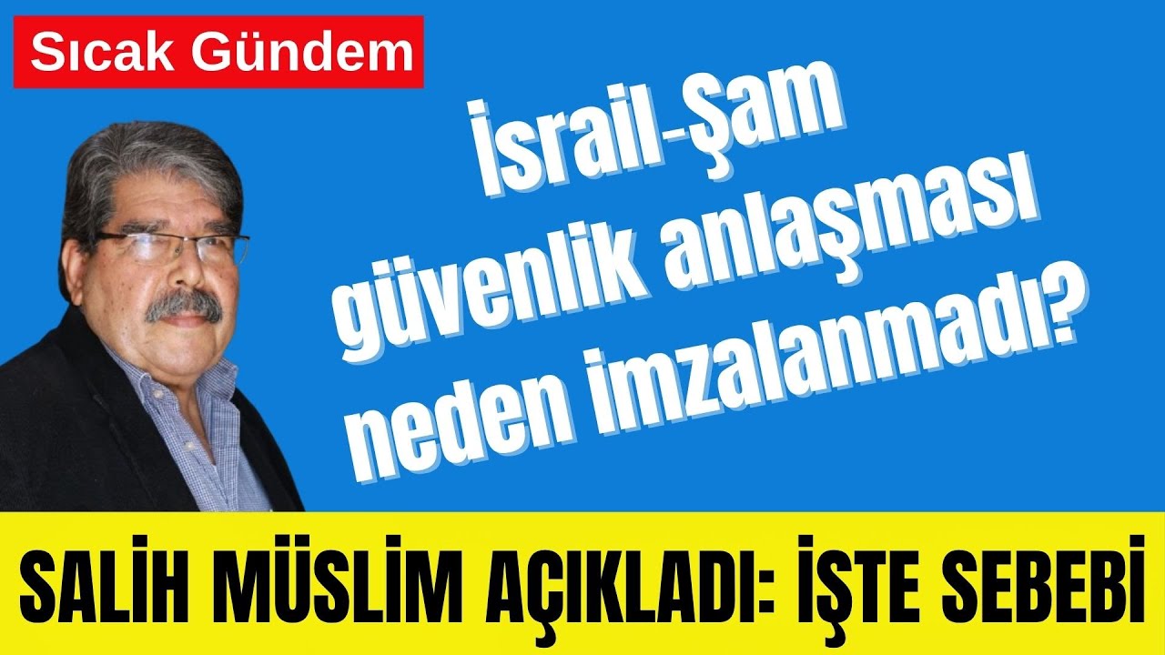İsrail-Şam Güvenlik Anlaşması Neden İmzalanmadı?