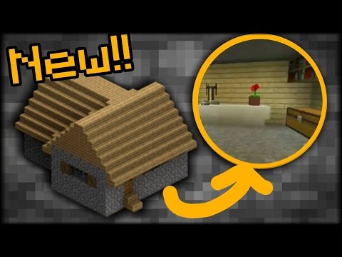 Habitación Ultra Secreta Dentro de Una Casa de Aldeano En Minecraft PE 1.1 | 100% Indetectable!!