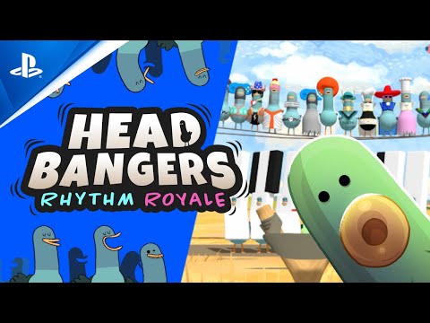 Headbangers: Rhythm Royale - Launch Trailer | PS5 & PS4 Games