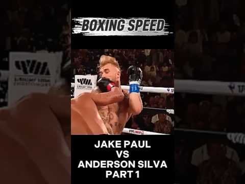 Epic Fight Jake Paul vs Anderson Silva Part 1 #fighting #boxing #miketyson #combatsports #mma #ufc