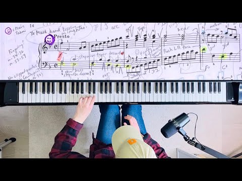 Suggerimenti per la pratica // Bach Concerto italiano 3° movimento.