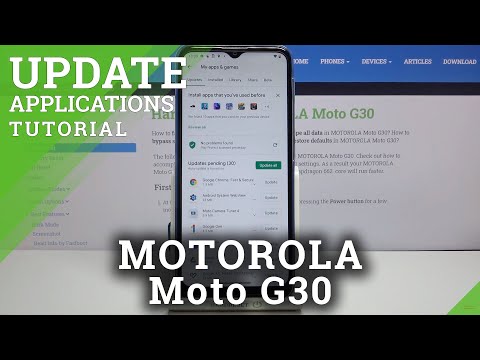 How to Update Apps in Motorola Moto G30 – Download Latest App Version