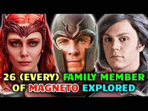 26 (Every) Insanely Powerful Magneto's Family Members - Explored