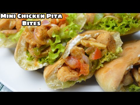 Mini Pita Pockets | Chicken Pita Sandwich | Chicken Pita Pockets | Ramadan Recipe | Iftar Recipes