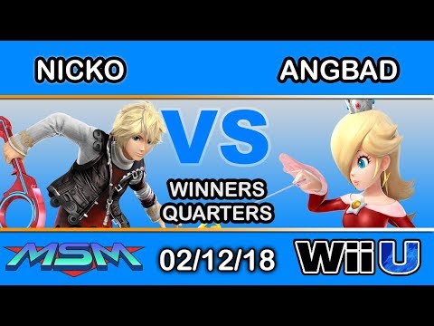 MSM 133 - FAD | Nicko (Shulk) Vs. Angbad (Rosalina) Winners Quarters - Smash 4
