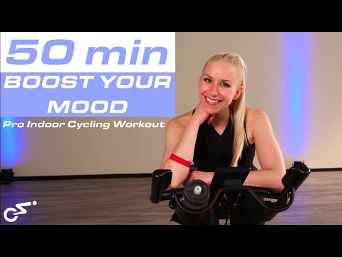 😍 BOOST YOUR MOOD - 50 Min Advanced Rhythm Cycling Workout