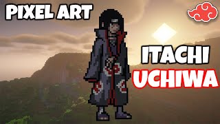 [TUTO] Comment faire ITACHI UCHIWA en pixel art sur Minecraft 💖
