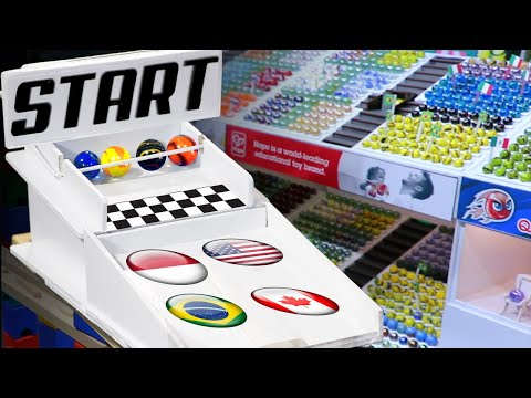 Quadrilla Marble Run HURRICANE E1 - Tournament by Fubeca's Marble Runs