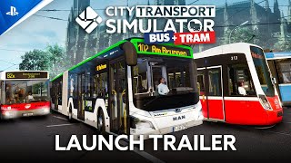 City Transport Simulator: Bus + Tram -Trailer PS5 Games Trailer