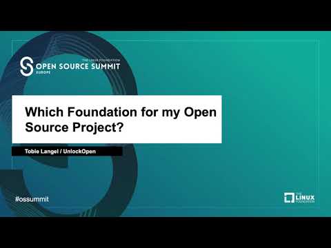 Which Foundation for my Open Source Project? - Tobie Langel, UnlockOpen