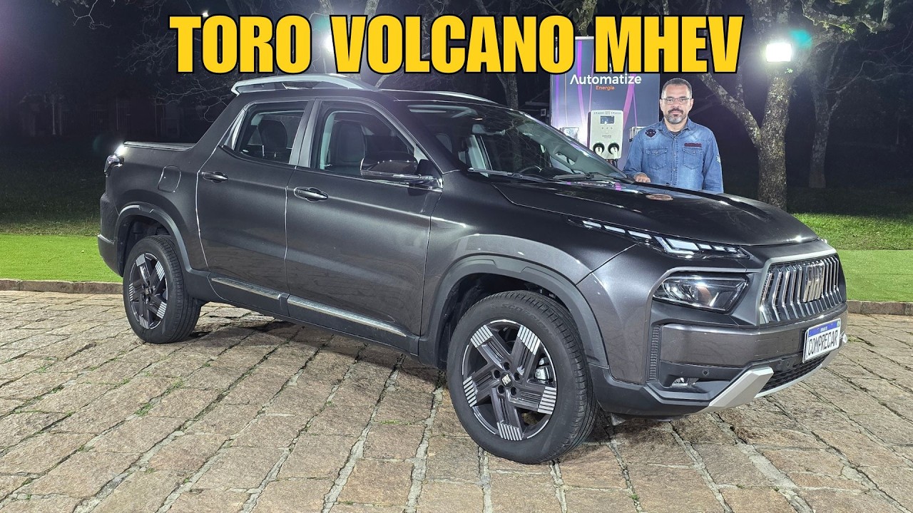 Avaliação: Fiat Toro Volcano MHEV - Como funciona o sistema híbrido