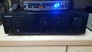 Video thumbnail for Pioneer A-443 Stereo Amplifier by Ivan WONG