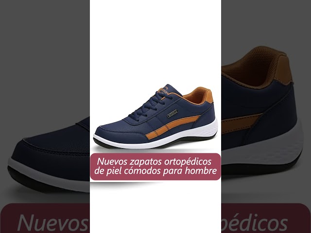 Vídeo relacionado con Generisch Zapatillas de negocios para hombre, zapatillas retro, zapatillas de cuero para hombre, calzado deportivo de suela plana, zapatos de fitness, calzado deportivo de una sola pieza, zapatillas