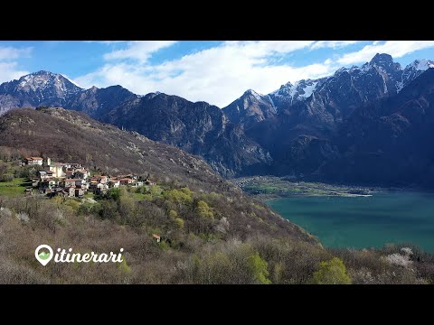 ITINERARI: ALBONICO, IL PAESE DA FIABA IN CIMA AL LAGO. IL SENTIERO DELLE FALESIE, MONTE BERLINGHERA
