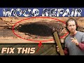 How to Repair a Hole From Wood Rot, Fixing a Damaged 2X Framing Board
