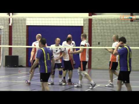 Volleybal Heren 1e kl. C: Olhaco H3 - Side-Out H3 [09-04-2016]