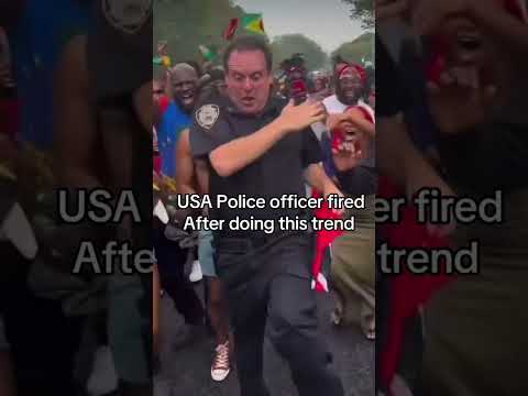This Cop was caught on camera having the time of his life Dancing and singing with Caribbean people!