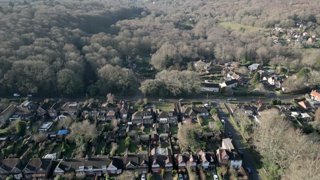 Heath Road, Haslemere drone film by Burton Media