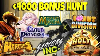 €4000 BONUS HUNT l Opening 17 SLOT Bonuses for BIG WINS