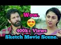 Sketch Movie Mass Scene Actor Chiyaan Vikram Actress Meghali In Hindi