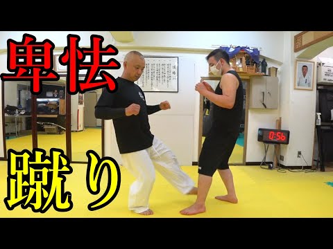 【壮年空手講座】かなり痛いローキックの蹴り方講座
