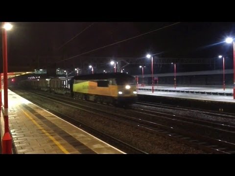 56105 (6C07) Chirk - Carlisle Empty Logs @ Stafford 26/11/13
