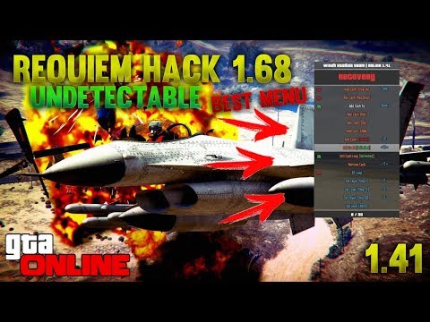 GTA V PC Online 1.41 BEST MENU - Requiem Hack 1.68 Undetectable