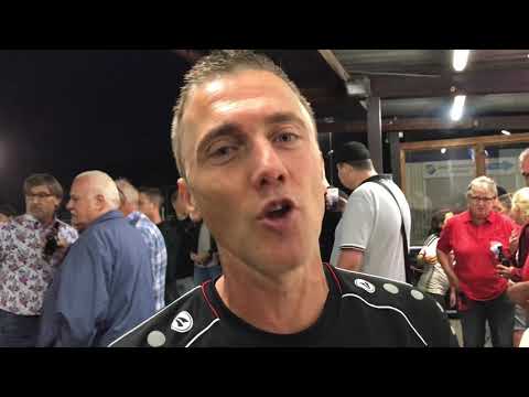 Trainer Marcus Voike nach dem Sieg gegen Nümbrecht (30.08.2019)