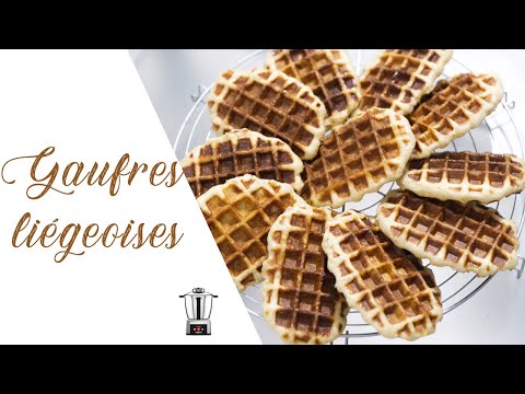 GAUFRES LIÉGEOISES BRIOCHÉE AU COOK EXPERT - Pâtis-sons -