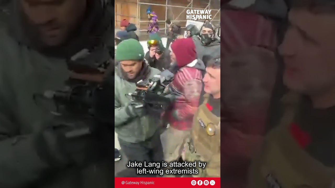 Jake Lang is attacked by left wing extremists (VIDEO)