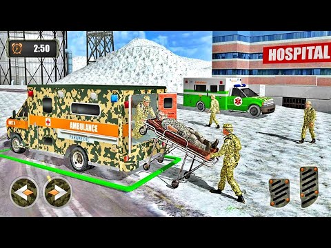 Army Ambulance Driving - US Soldier Rescue - Offroad Ambulance Driving - Android Gameplay FHD