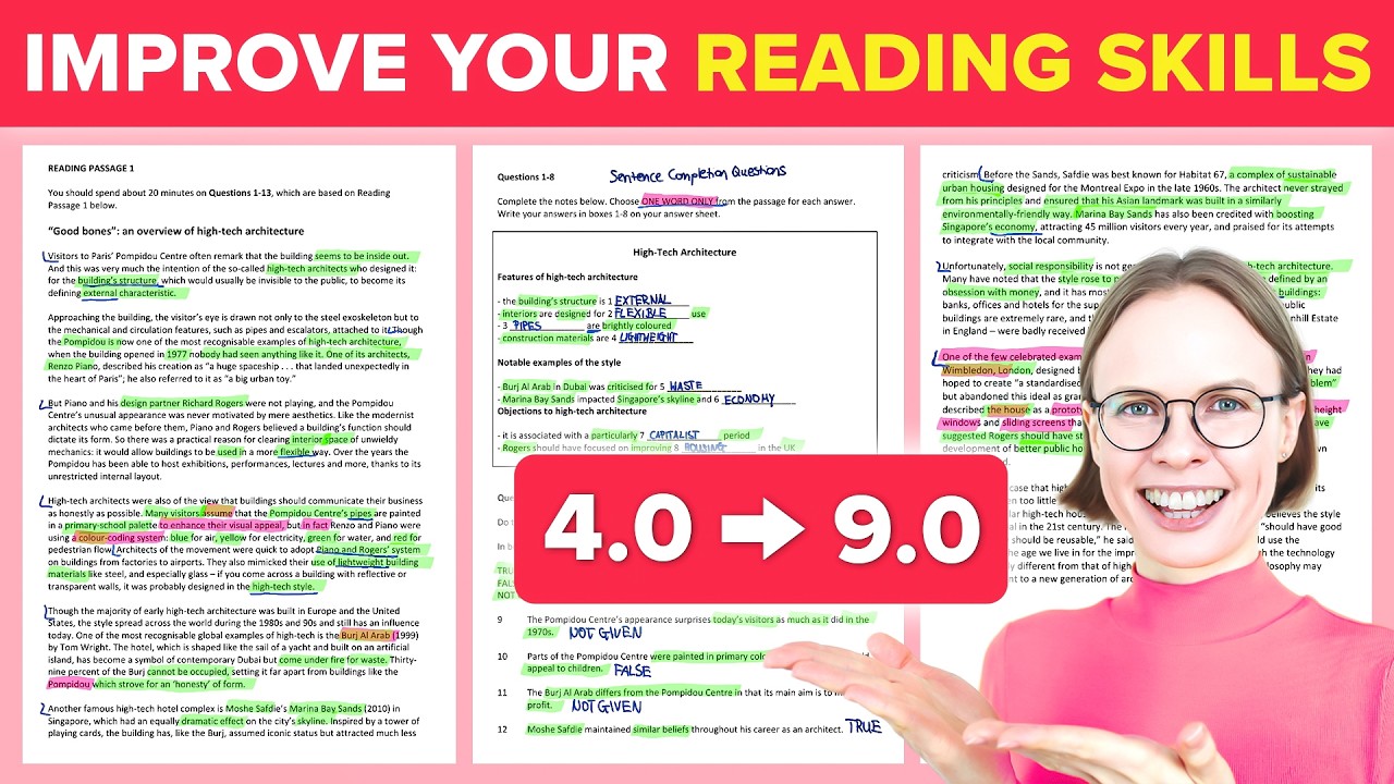 IELTS Reading Practice Test with Answer Explanations | BEST Tips and Strategies to Get 40/40