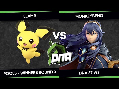 DNA S7 W8 - Llamb (Pichu) vs MonkeyBenQ (Lucina) - Pools - Winners Round 3