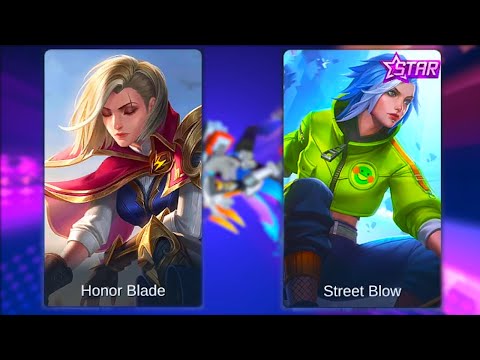 Benedetta Street Blow Skin VS Honor Blade Skin Mobile Legends Bang Bang