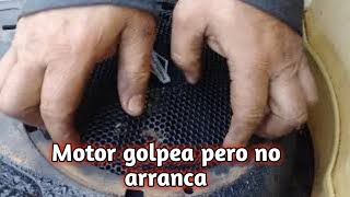 RDMJ.  Motor golpea ( click click) pero no arranca.