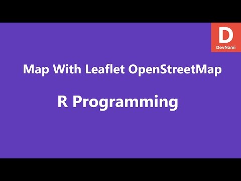 Create OpenStreet Map With Leaflet in R