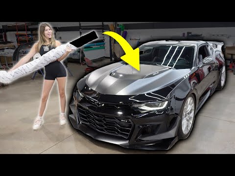 My Camaro ZL1 is Getting A New Wrap Again?! Color Reveal & Tear Down