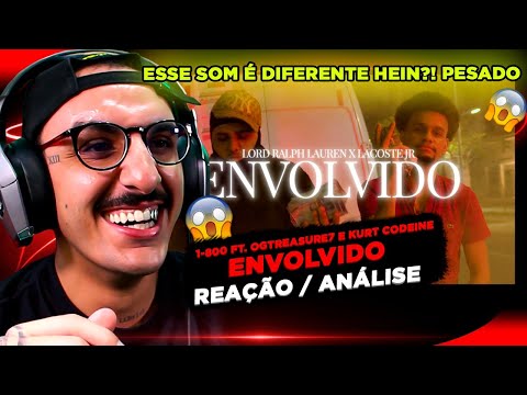 1-800 "ENVOLVIDO" FT. OG TREASURE7 E KURT CODEINE [REAÇÃO/ ANÁLISE]