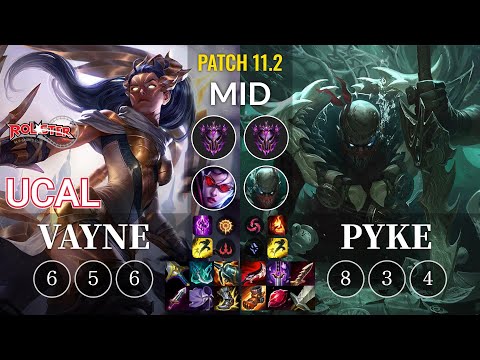 KT Ucal Vayne vs Pyke Mid - KR Patch 11.2
