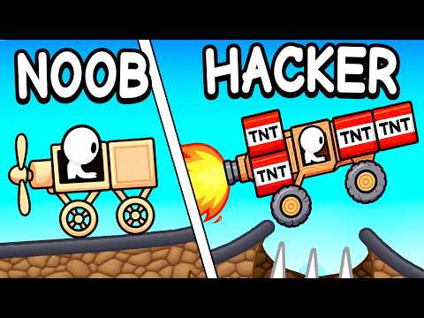 Noob vs Pro vs Hacker Car in Ride Master