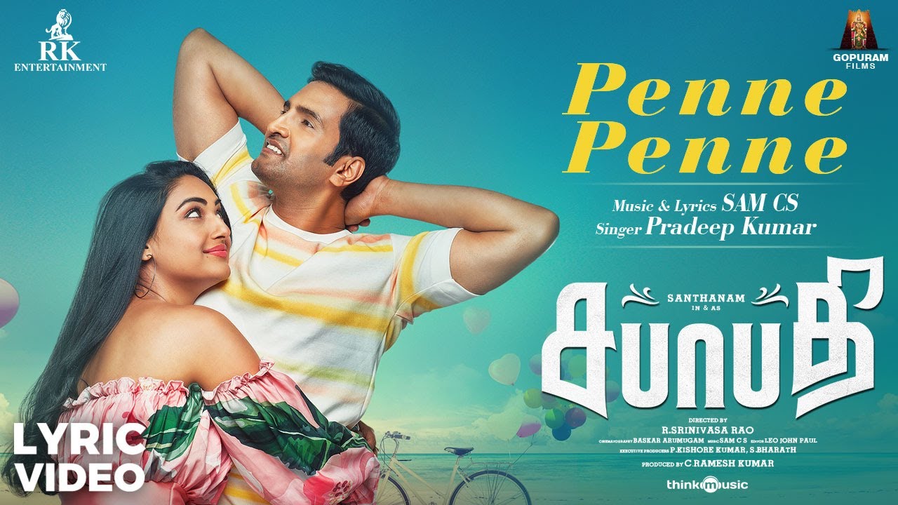 Penne Penne Song Lyric Video | Sabhaapathy