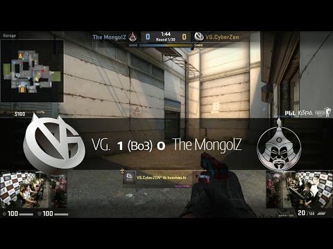 The Mongolz vs VG. CyberZen Day1 5경기 Set1 PGL CS:GO Asia -EsportsTV