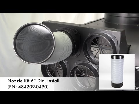 484209-0490 Nozzle Kit 6in Dia. Accessory Installation for K series by MovinCool